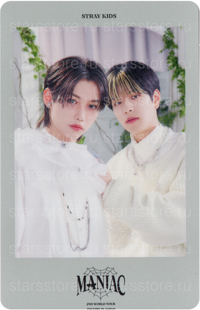 Фотокарта Felix & Seungmin Stray Kids "MANIAC ENCORE" (B ver) Фотокарта Felix & Seungmin Stray Kids "MANIAC ENCORE" (B ver)