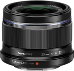 Olympus 25mm f/1.8, черный
