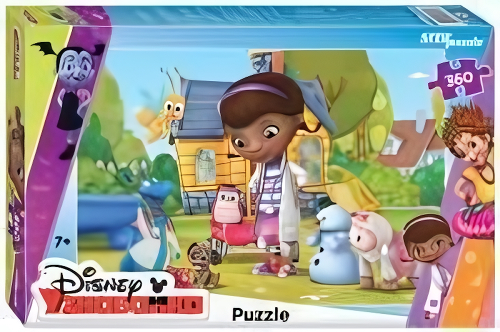 Пазл 360эл. "Доктор Плюшева" (DisneyJunior) (Степ пазл)