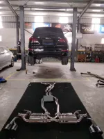 Выхлопная система с заслонками для Porsche CAYENNE 958.2 2015 - 2018 3.0T 3.6T