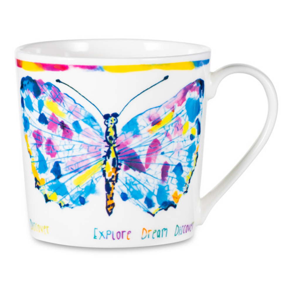 Кружка Just Mugs Dorset Радуга Бабочка 0.4л