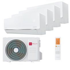 Мультисплит система на 4 комнаты Ferrum FIS07F3_MR2_DC x 4 / FOS36F3_MR2_DC4