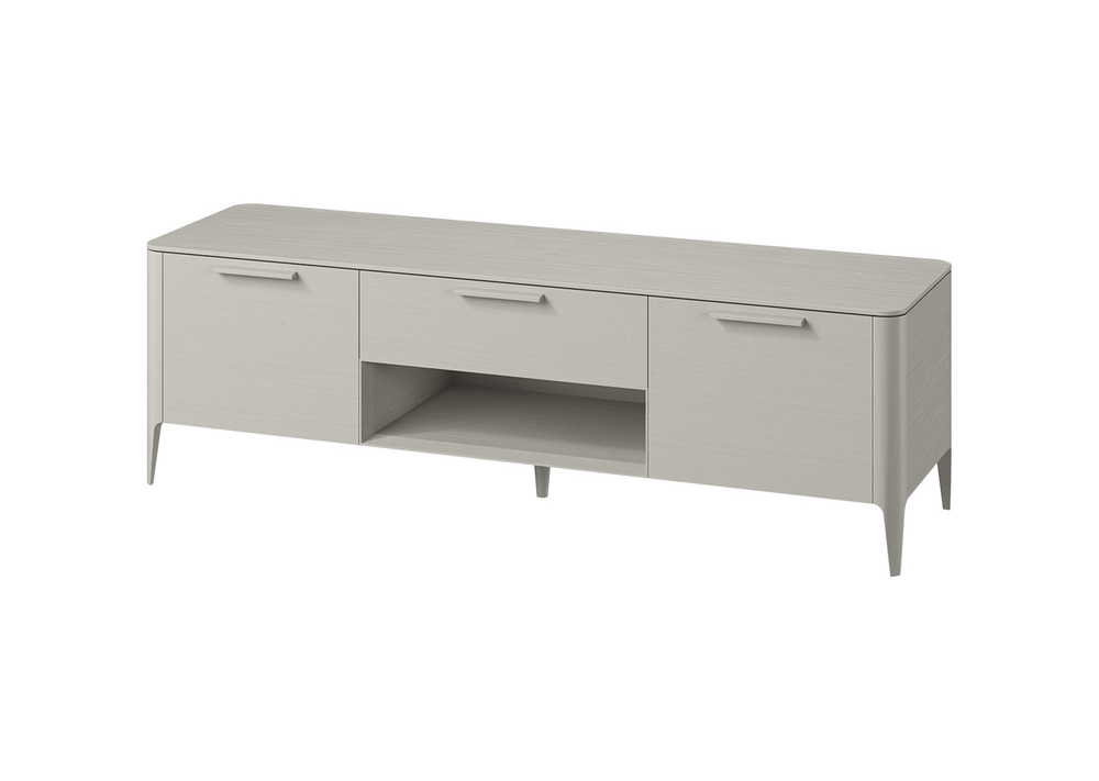 Тумба Type oak под ТВ ширина 180 см (серо-бежевый)