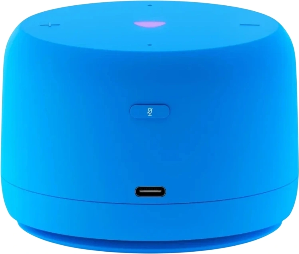 Умная колонка Yandex Станция Лайт 2 без часов Алиса синий 6W 1.0 BT/Wi-Fi 10м (YNDX-00028BLU)