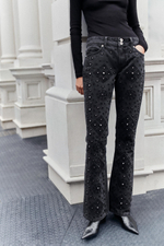 ДЖИНСЫ Z1975 BOOTCUT С НИЗКОЙ ПОСАДКОЙ И БИСЕРОМ — ZARA