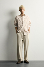 ТРИКОТАЖНЫЕ БРЮКИ RELAXED FIT ИЗ ХЛОПКА — ZARA