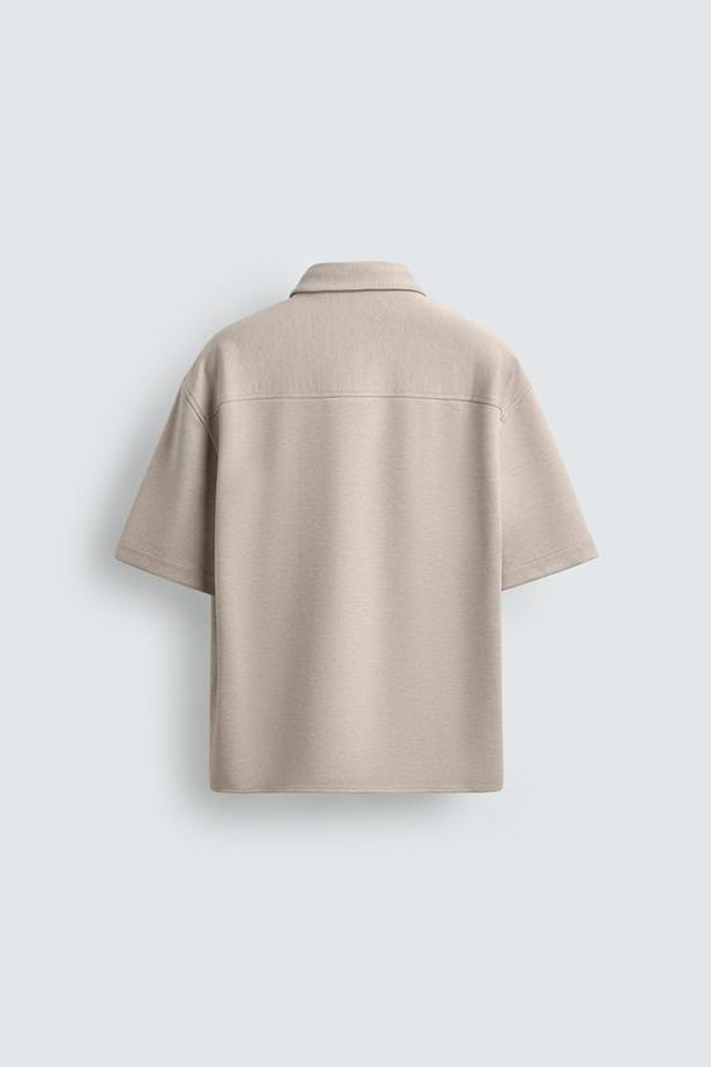 ZARА КУРТКА-РУБАШКА NON IRON, СВЕТЛЫЙ РЫЖЕВАТО-КОРИЧНЕВЫЙ