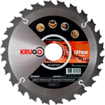 Пильный диск KRUGO 180x2,2/1,4x24Tx30mm, WA180024