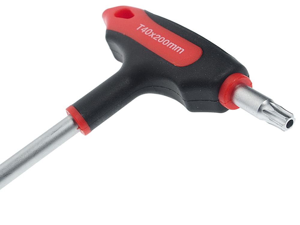 Ключ TORX Т-образный T40H с отверстием JTC