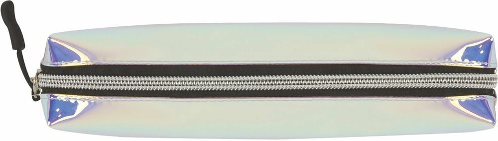 Пенал-косметичка BRAUBERG прямоугольный, зеркальный, мягкий, "Pearl", 21х5х5 см, 229248