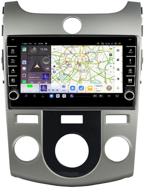 Магнитола для KIA Cerato 2 2008-2013 (кондиционер) - Kuberg OL-9736-M (кнопки и крутилки) Android 13, Быстрая, CarPlay, 4G SIM-слот