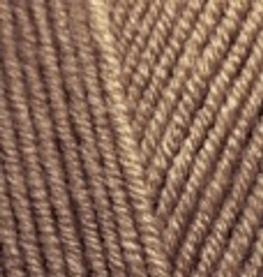 ALIZE "SUPERLANA MIDI", 25% Шерсть, 75% Акрил, 100 гр, 170 м, 466 тёмно-бежевый