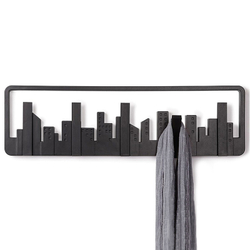 Вешалка настенная Skyline черная Umbra