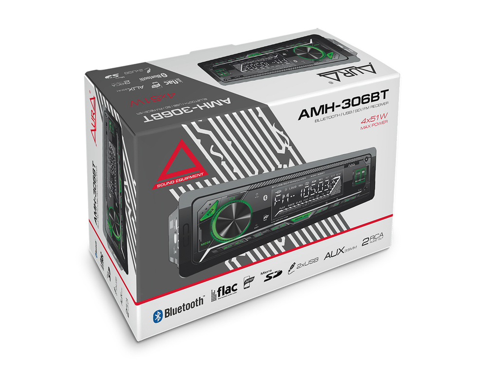 Автомагнитола Aura AMH-306BT