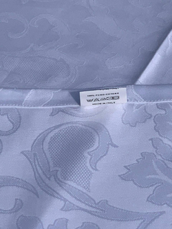 Скатерть овальная 180x270 и 12 салфеток EmilioGatti Florida белые