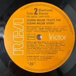 Винтажная виниловая пластинка LP Glenn Miller And His Orchestra, Glenn Miller Story (Германия 1975)