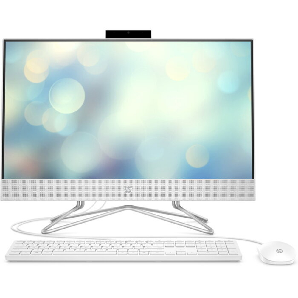 Моноблок HP 24-df0031ur. Конфигурация: Intel Pentium Silver J5040 2 ГГц/4 ГБ/128 ГБ SSD/Intel UHD Graphics 605/Free DOS/23.8"/1920х1080