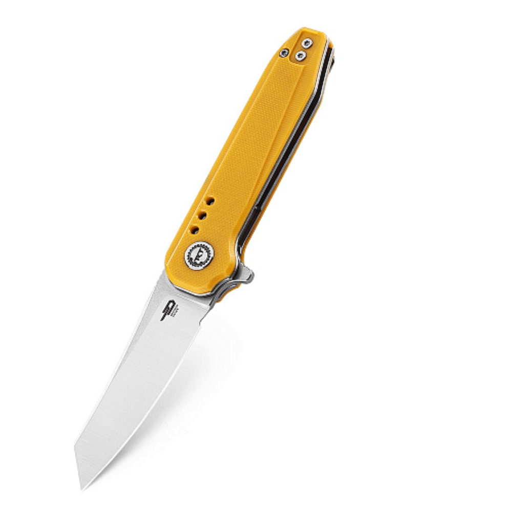 Нож Bestech Syntax сталь 14C28N, рукоять G10 желтая