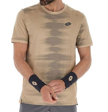 Мужская теннисная футболка Lotto Tech II D2.A T-Shirt - Коричневый