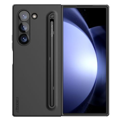 Чехол покрытый мягким жидким силиконом от Nillkin для Samsung Galaxy Z Fold 6 5G, серия Flex Pure Fold Case (в комплекте съемное перо S Pen)