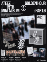 (ПРЕДЗАКАЗ) Альбом ATEEZ - GOLDEN HOUR : PART.6 15th Mini Album EARPHONE CHARM Version