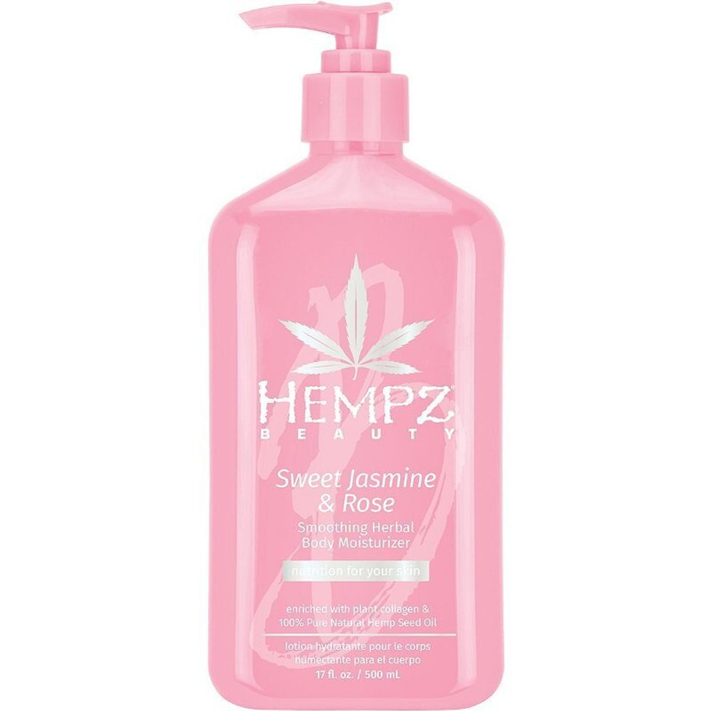 Hempz sweet jasmine & rose herbal body moisturizer enriched with 100% pure natural hemp seed oil 500ml Hempz sweet jasmine & rose herbal body moisturizer enriched with 100% pure natural hemp seed oil 500ml