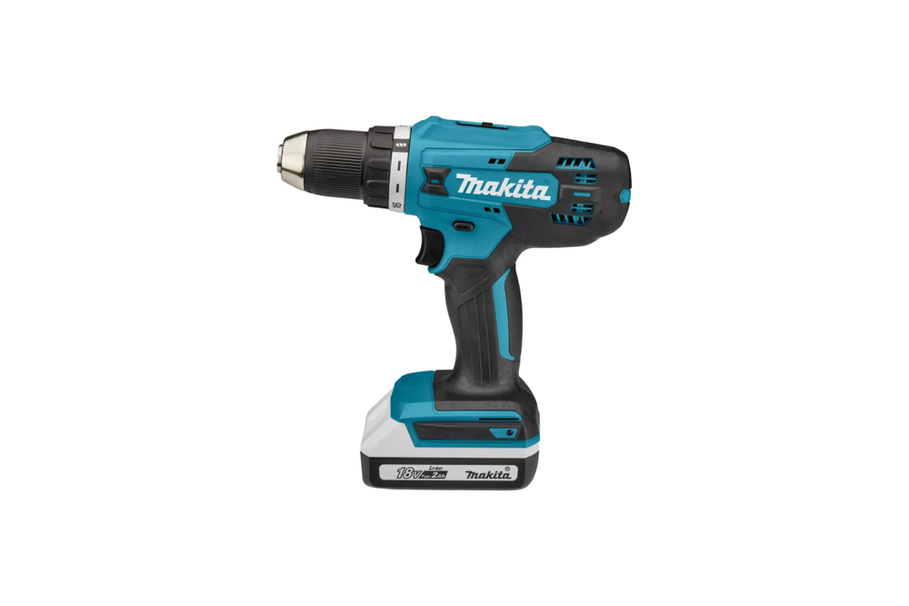 Дрель-шуруповерт ударная аккумуляторная Makita G-серия, 18В, 13мм, 42/24Нм (2x1,5Ач, з/у) HP488D002