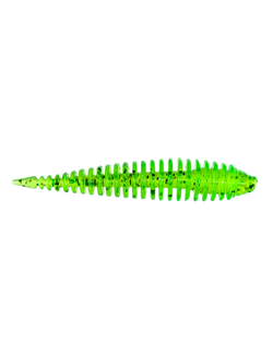 Приманка ZUB-MAGGOT SLIM 22мм(0,9")-20шт, (цвет 310) желтый с блестками