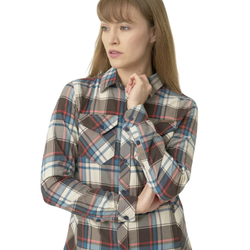 Рубашка женская Helikon-Tex Marigold Shirt Moss Green Checkered (L/Regular, Moss Green Checkered)