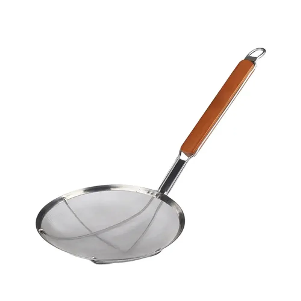 Шумовка d 22,7 см сетчатая с деревянной ручкой l 50,5 см P.L. Proff Cuisine