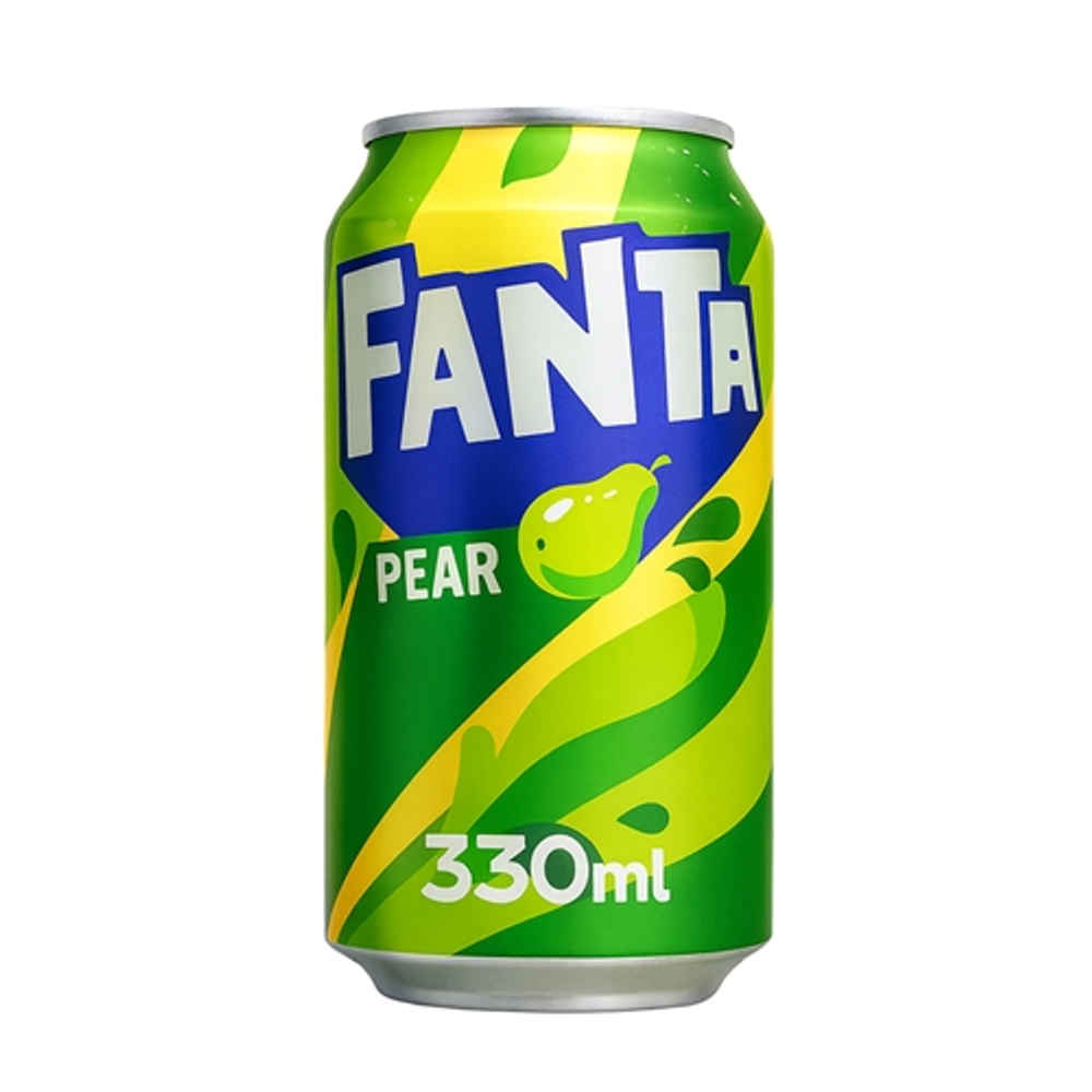 Напиток Fanta  Pear (Фанта Груша) б/а с/г, 330 мл, 24шт  Англия