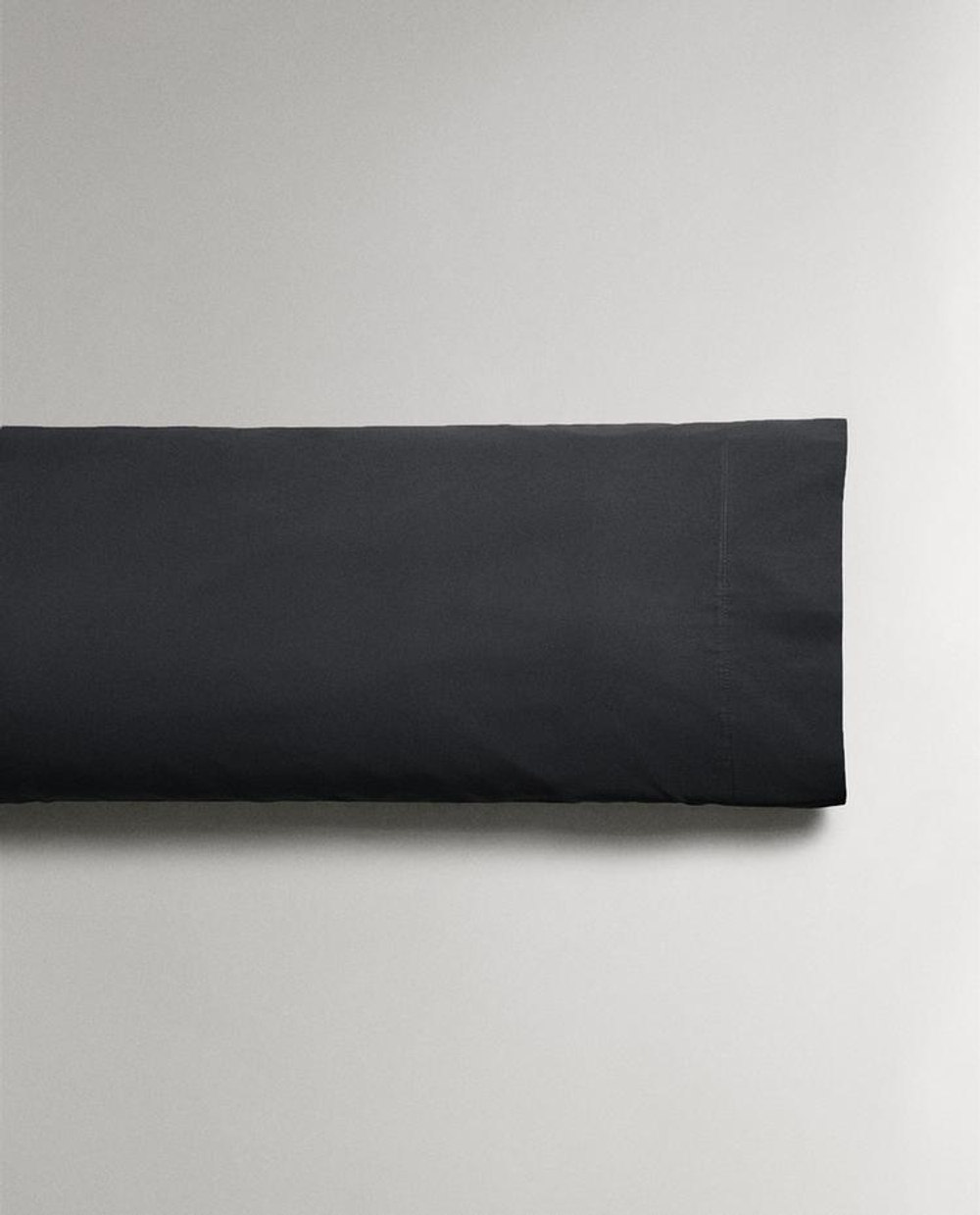 ZARA HOME (300 НИТЕЙ) НАВОЛОЧКА ИЗ ХЛОПКА ПЕРКАЛЬ, ТЕМНО-СИНИЙ