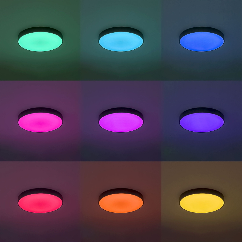 Citilux Купер CL724105G1 LED RGB Светильник с пультом Чёрный