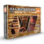 Набор акриловых красок AK Interactive Old & Weathered Wood vol.1 Set