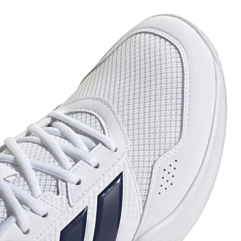 Теннисные кроссовки Adidas GameCourt 3 M - cloud white/dark blue/core black