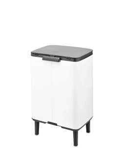 Brabantia Контейнер для мусора Bo Touch Hi 12л белый 227240