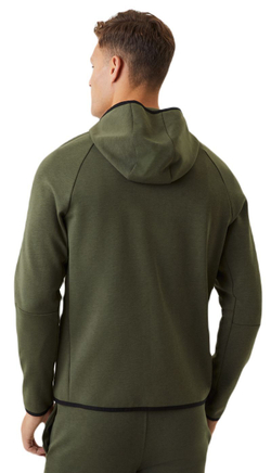 Мужская теннисная кофта Björn Borg Tech Sweat Hoodie - forest night