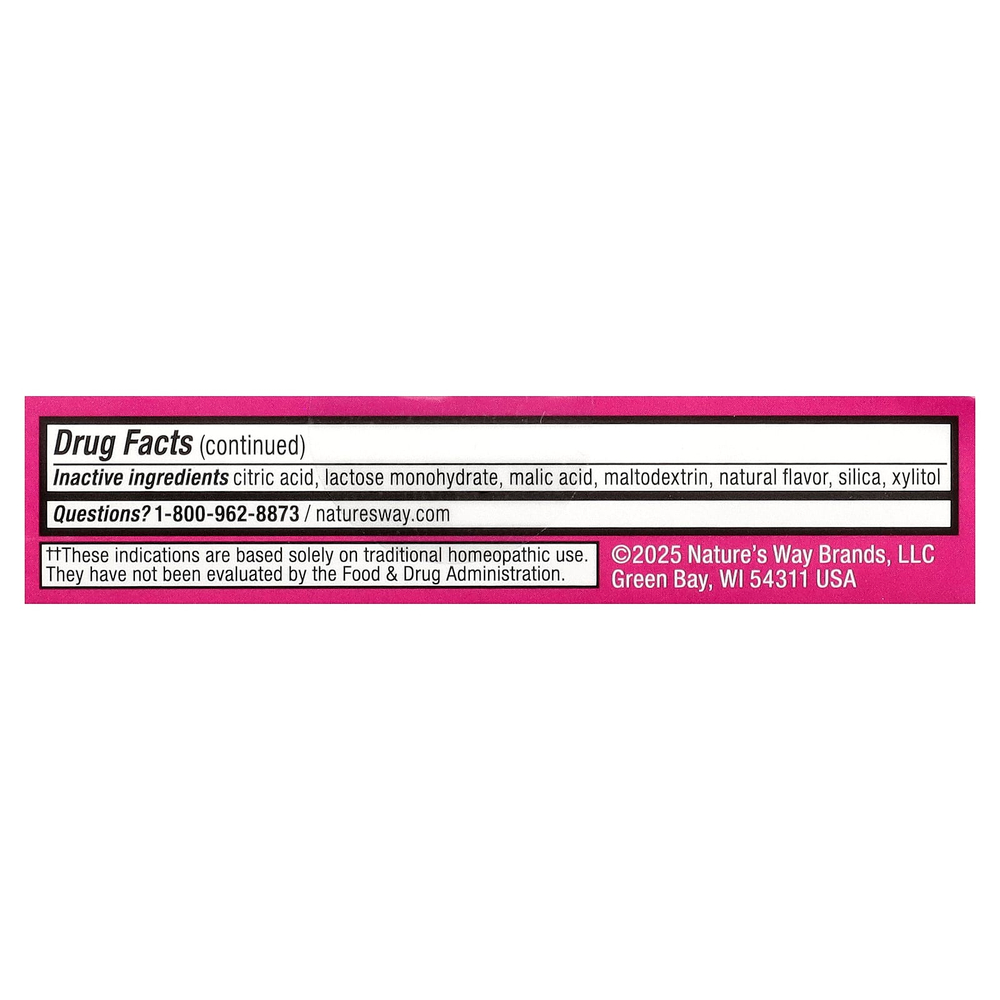 Nature's Way, Umcka®, Relief Fastactives®, простуда и грипп, пакетики с порошком, для детей от 6 лет, с ягодным вкусом, 10 пакетиков по 0,9 г (0,03 унции)