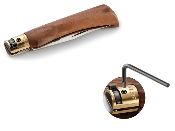 Нож складной Old Bear Classical Walnut S, сталь W1.4060, Satin, орех