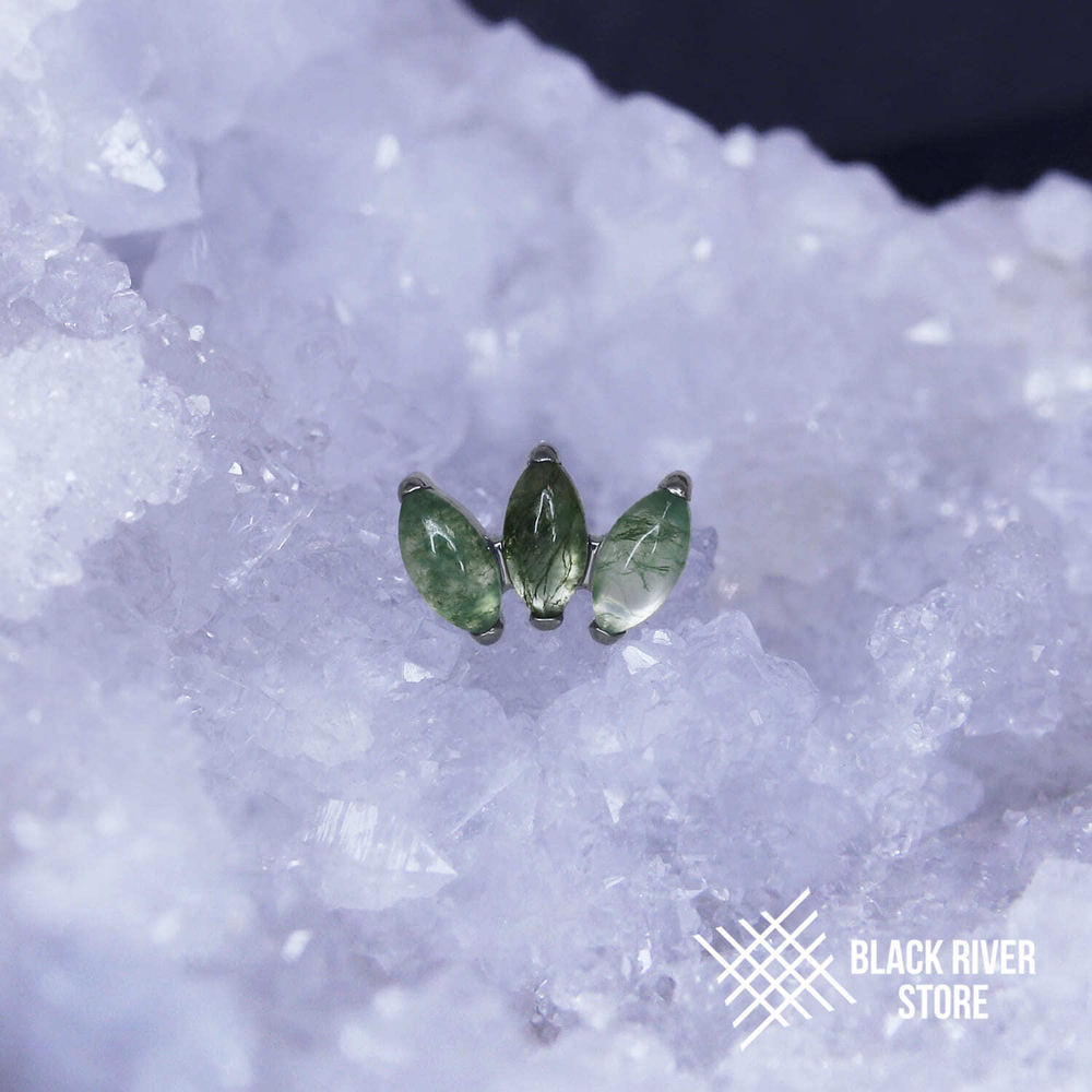 3K Marquise v.2 Moss Agate
