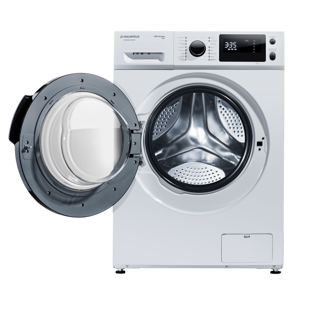 Стиральная машина c инвертором и паром MAUNFELD MFWM149WH
