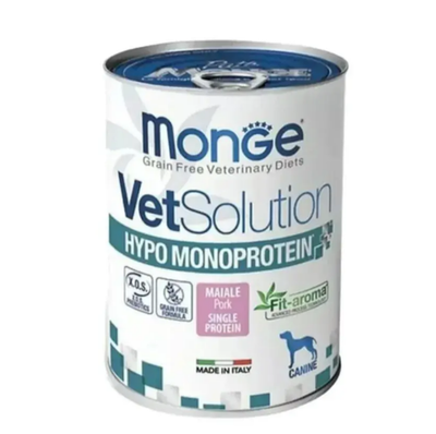 MONGE VETSOLUTION Dog HYPO MONOPROTEIN (Монж Ветсолюшн Дог Хипо Монпротеин) паштет для собак со свининой 400 г