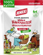 Пастилки с ксилитом Jenkki Herra Hakkarainen Клубника и груша 150 г (из Финляндии)