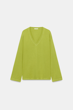 ХЛОПКОВАЯ ФУТБОЛКА С V-ОБРАЗНЫМ ВЫРЕЗОМ — ZARA