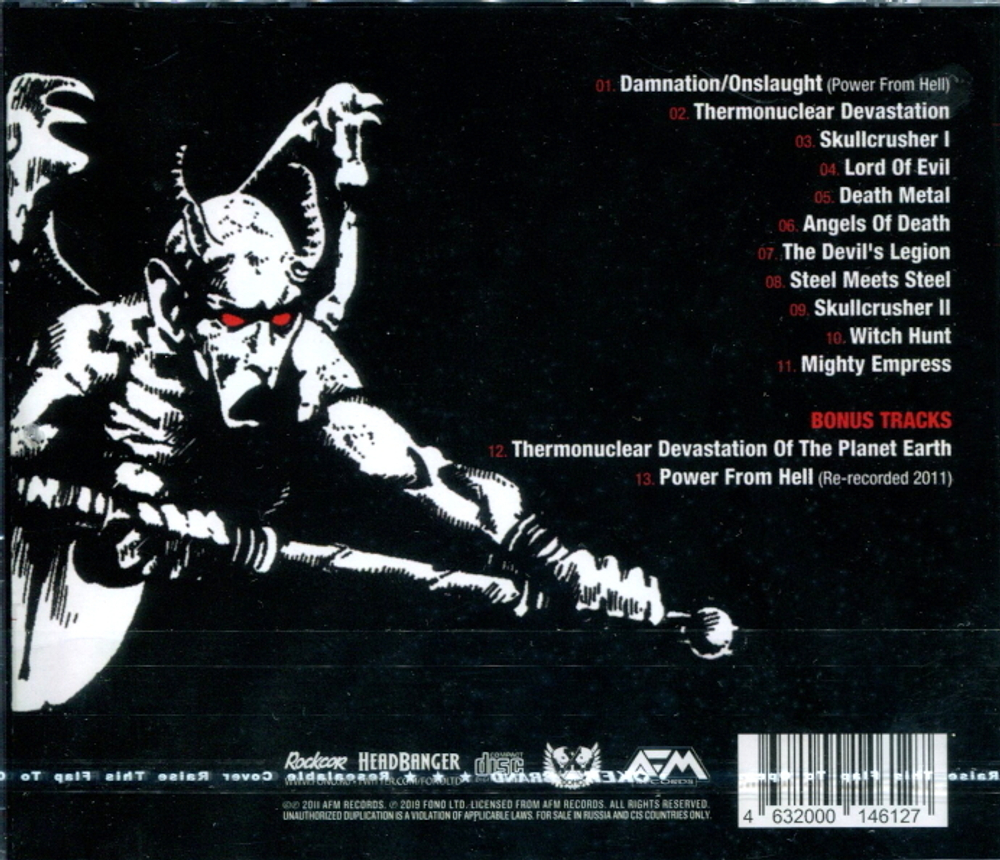 Onslaught / Power From Hell (RU)(CD)