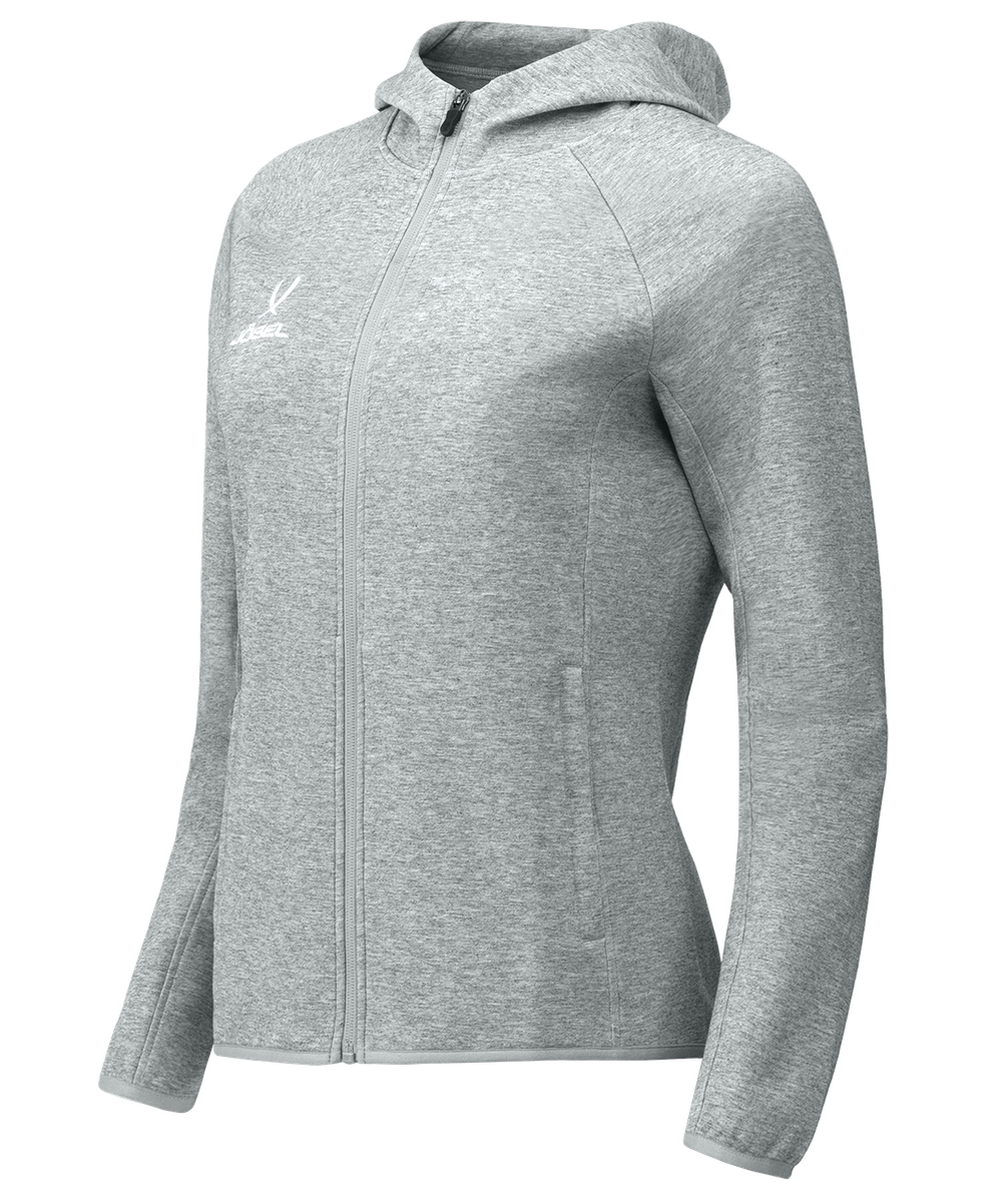 Худи на молнии женское ESSENTIAL Athlete Hooded FZ Jacket W, серый
