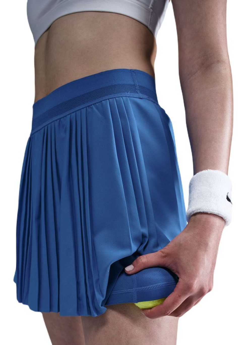 Теннисная юбка Nike Court Advantage Dri-Fit Pleated - небесный