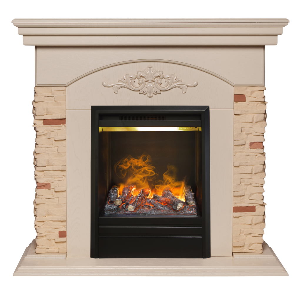 Каминокомплект Real Flame Neapolis WT с очагом 3D Olympic