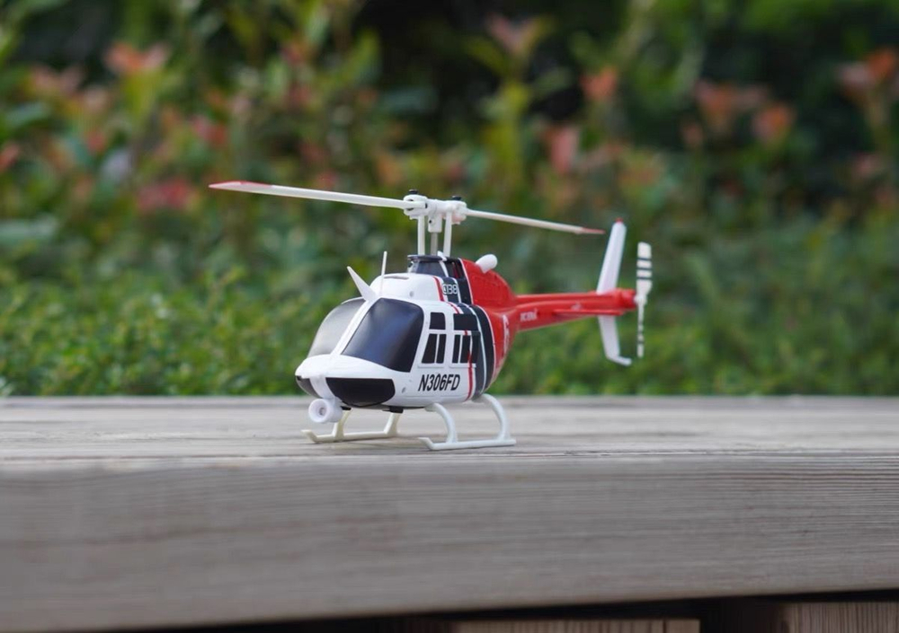 Радиоуправляемый вертолёт RC ERA C138 v2 4CH 6-Axis Gyro 1:33 Scale Flybarless RC Helicopter RTF , красный , с функцией удержания высоты , датчик светового потока V2 , красный