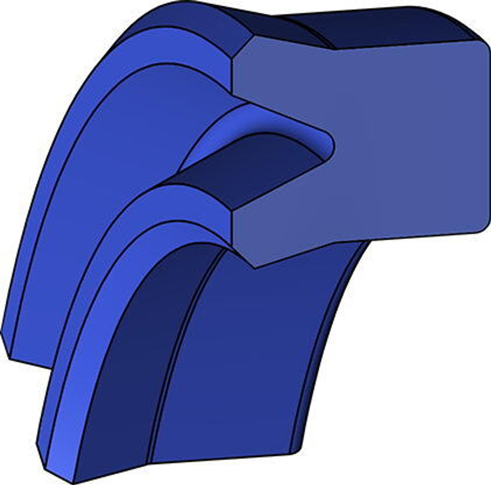 A101-040/22 PU Симметричное уплотнение 40-65-12/13
